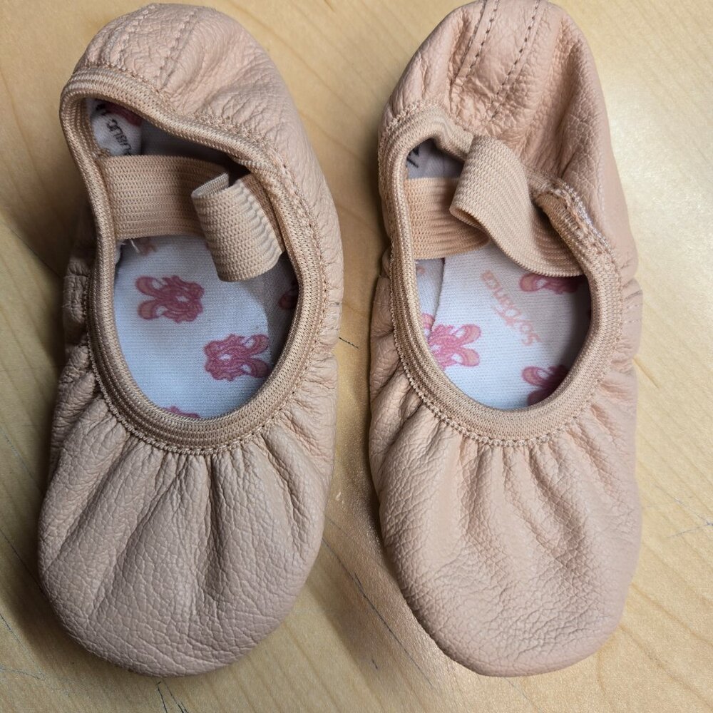 So Danca Toddler Girl's Size 7.5 Ballet Pink Ballet Shoes